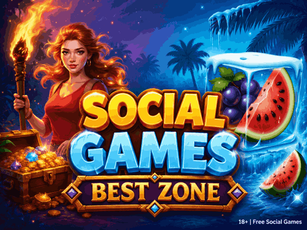 Vibrant game scene